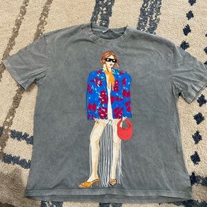 Graphic Grey T-Shirt